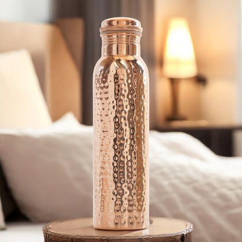 Copper Hammered Bottle 900ml