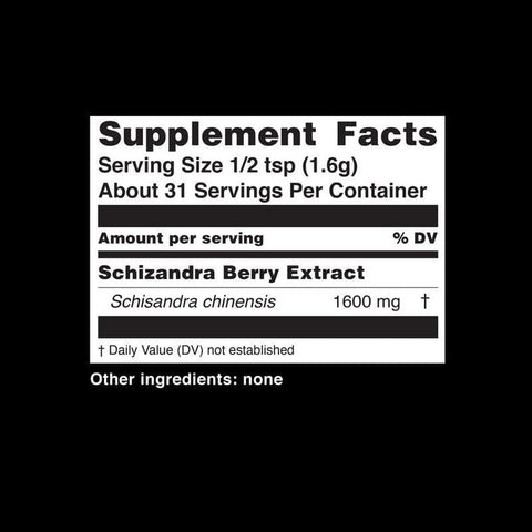 Teelixir Schizandra Berry Powder 50g