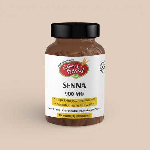 Nature's Basket Senna (Cassia Angustifolia) Powder Capsule - 60 Capsules