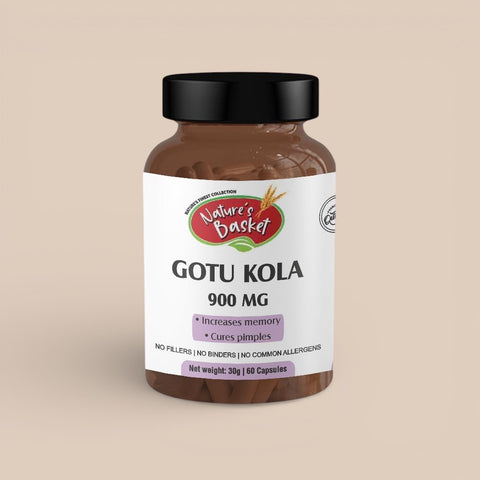 Nature's Basket Gotu Kola Powder Capsule - 60 Capsules