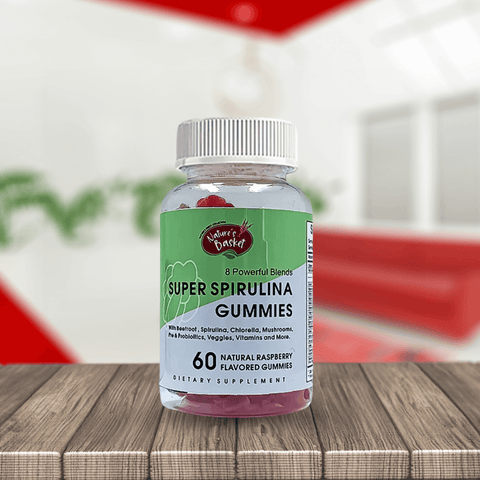 Nature's Basket Super Spirulina 60 Gummies