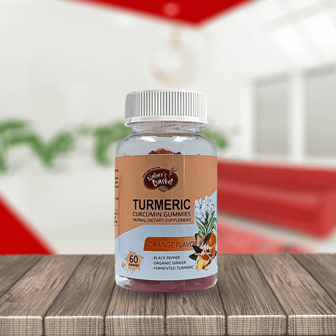 Nature's Basket Turmeric(Curcumin) 60 Gummies