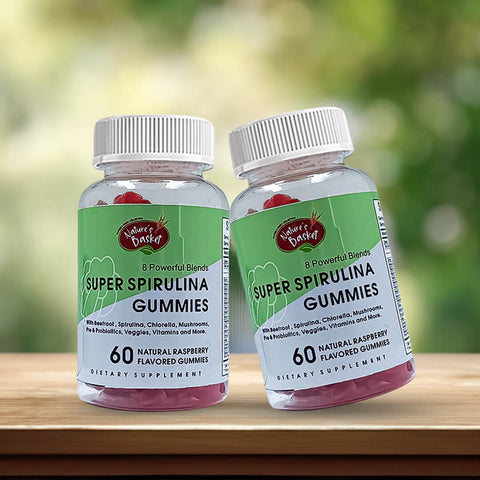 Nature's Basket Super Spirulina 60 Gummies