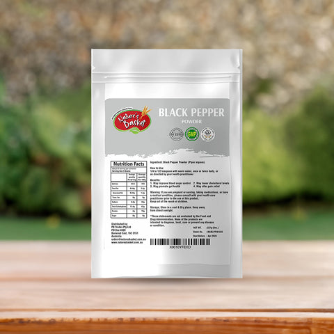 Nature's Basket Black Pepper Powder 227g