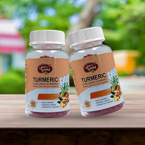 Nature's Basket Turmeric(Curcumin) 60 Gummies