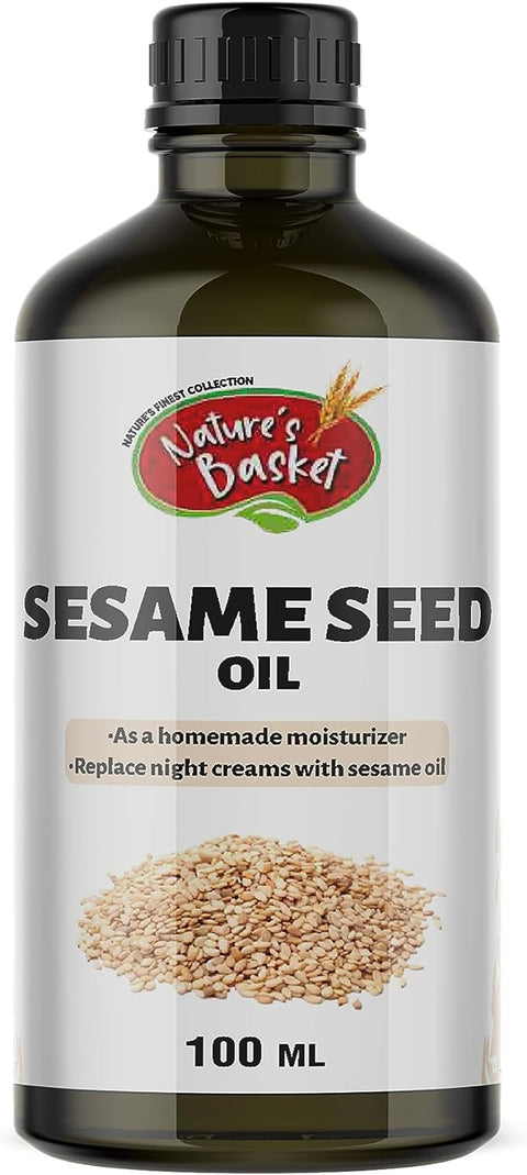 Nature's Basket Sesame Carrier Oil - 100% PURE - 100ml