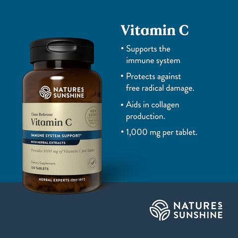 Nature's Sunshine Vitamin C 1000mg Timed Release 150t