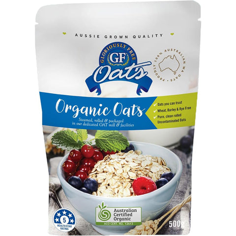 Gloriously Free Uncontaminated Oats Organic 500g