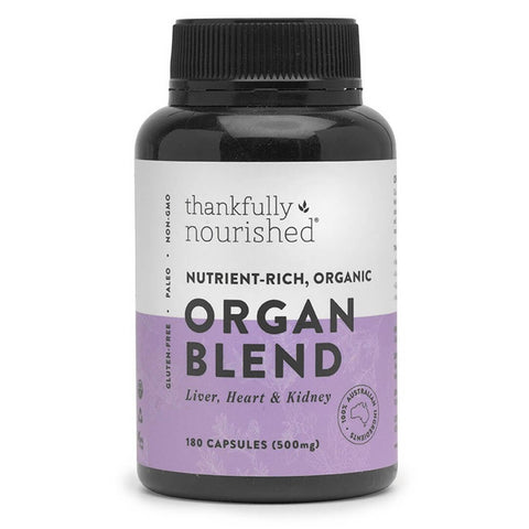 Thankfully Nourished Organ Blend Organic 180c