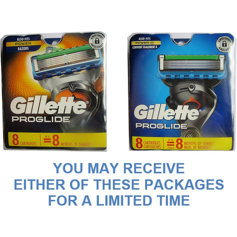 8 Gillette Fusion Proglide Razor Blades 8 pack