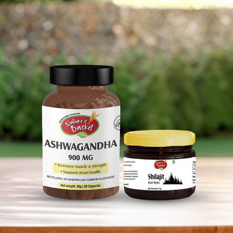 Endurance Bundle- Ashwagandha & Shilajit Resin - Energy & Vitality