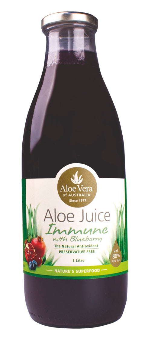 Aloe Vera of Australia Aloe Vera Juice Blueberry Immune 1L