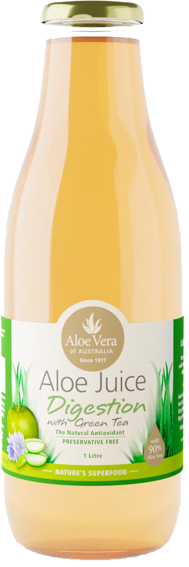 Aloe Vera of Australia Aloe Vera 90% Juice Digestion 1L