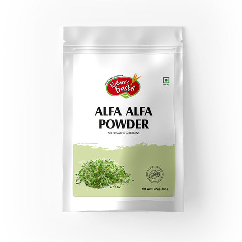 Natures Basket Alfalfa (Medicago Sativa) Powder – 227g
