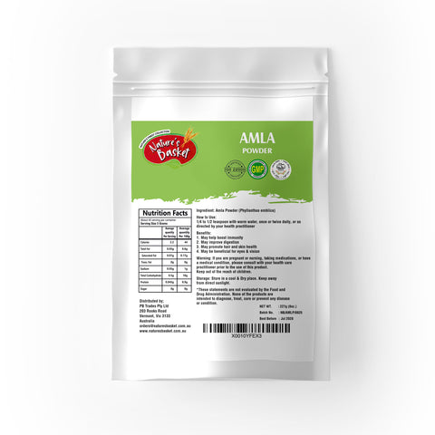 Natures Basket Amla (Phyllanthus Emblica) Powder 227g