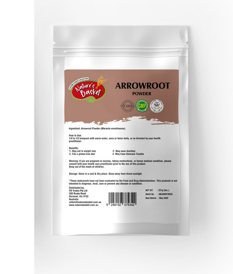 Natures Basket Arrowroot Powder – 227g