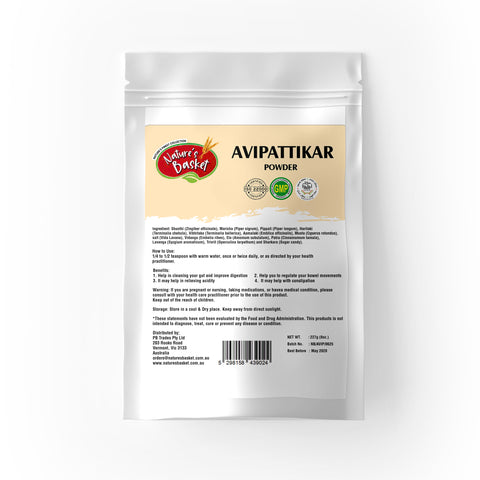 Natures Basket Avipattikar Powder – 227g