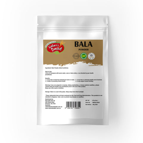 Natures Basket Bala (Sida Cordifolia) Powder – 227g