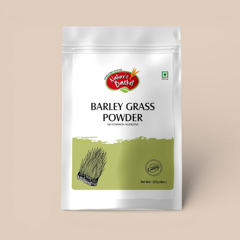 Nature's Basket Barley Grass (Hordeum Vulgare) powder 227g