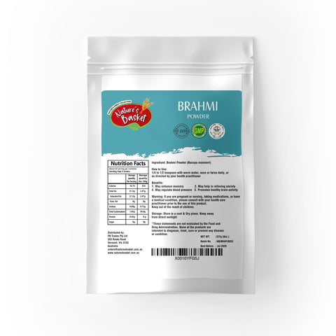 Nature's Basket Brahmi (Bacopa Monnieri) Powder 227g