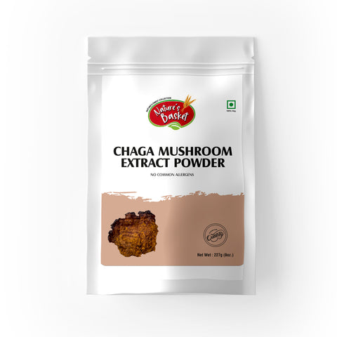 Natures Basket Chaga Mushroom Extract Powder – 227g
