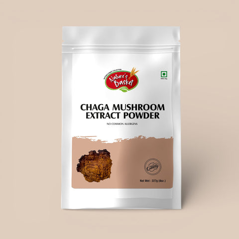 Natures Basket Chaga Mushroom Extract Powder – 227g