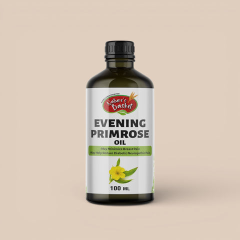 Nature’s Basket Cold Pressed Evening Primrose Oil – Hormonal Balance, Skin Health & Wellness