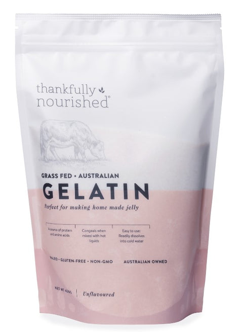 Thankfully Nourished Grass Fed Australian Gelatin 400g