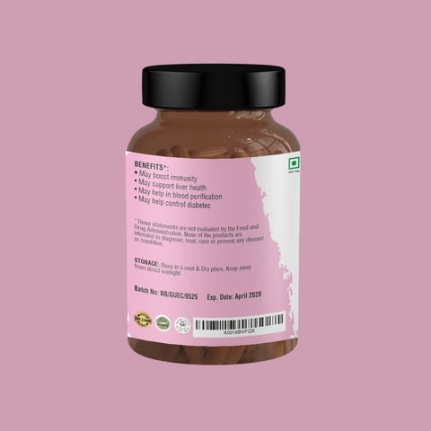Guduchi (Tinospora Cordifolia) Capsules 900mg 60 - Nature's Basket