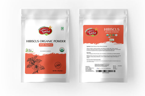 Nature's Basket Organic Hibiscus Powder 227g - ACO & USDA Certified Organic