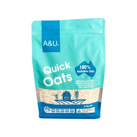 A & U Quick Oats 810g