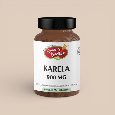 Nature's Basket Karela (Momordica Charantia) Extract 900mg 60 Capsules