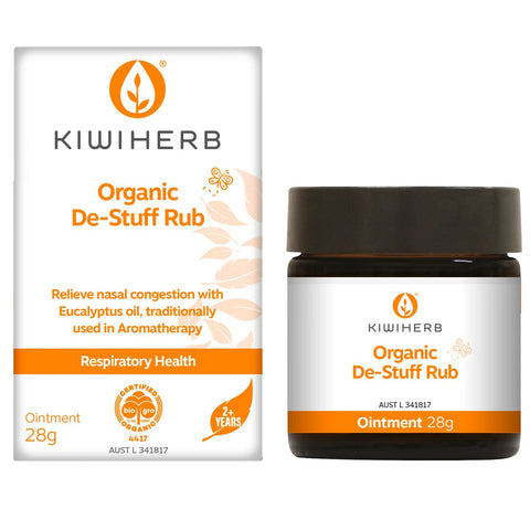 Kiwiherb De-Stuff Rub Organic 28g