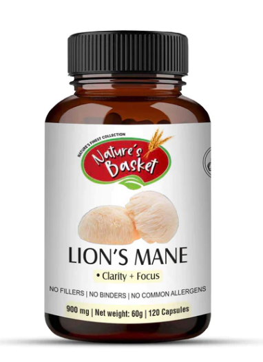 Lion's Mane 120 Capsules - Cognitive Support - Nature's Basket