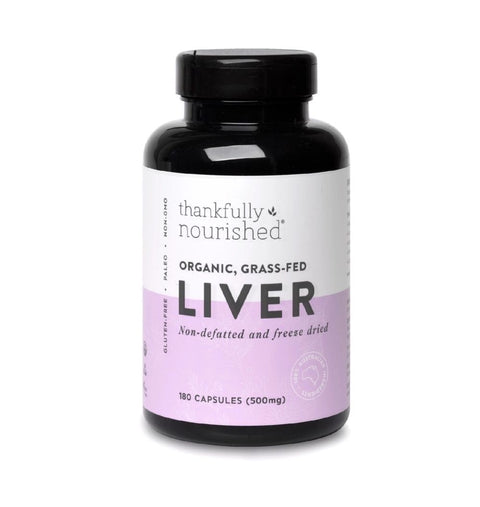 Thankfully Nourished Organic Liver 180 caps