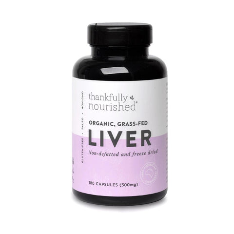 Thankfully Nourished Organic Liver 180 caps