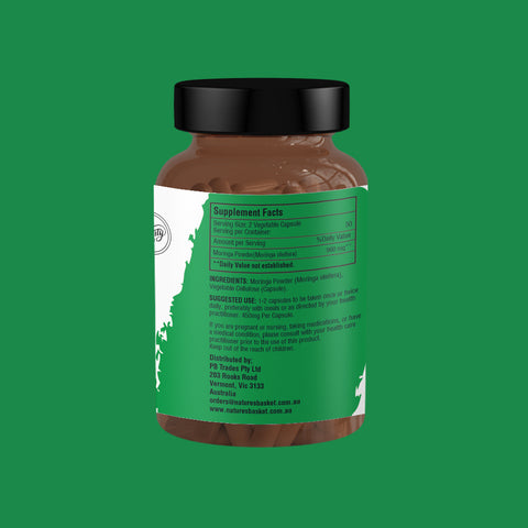 Nature's Basket Moringa 900mg 60 Capsules