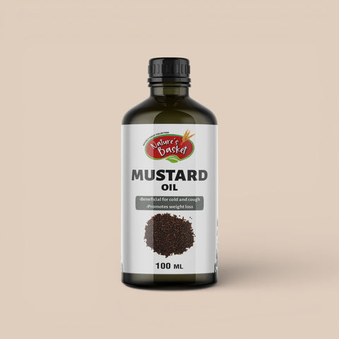 Nature’s Basket Cold Pressed Mustard Oil – Pure, Aromatic & Nutrient-Rich