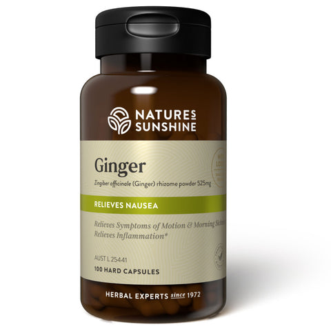 Nature's Sunshine Ginger 500mg 100c