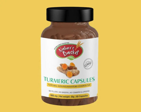 Nature's Basket Turmeric Capsules - Anti-Inflammatory & Antioxidant