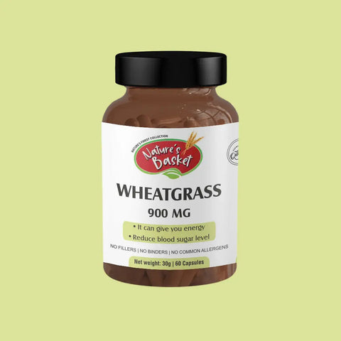 Nature's Basket Wheatgrass Capsules 900mg 60pcs