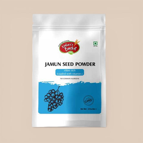 Nature's Basket Jamun (Eugenia Jambolana) Seed Powder 227g
