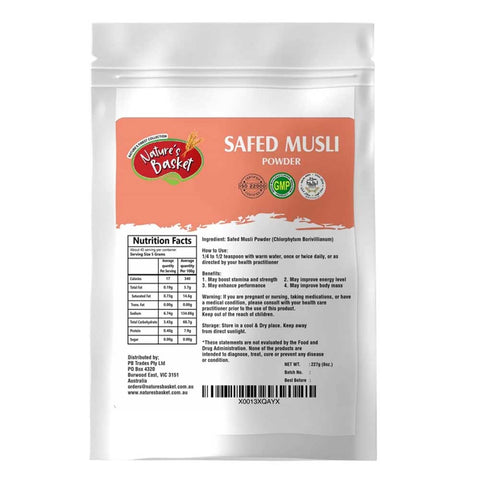 Nature's Basket Safed Musli Powder - 227 Grams