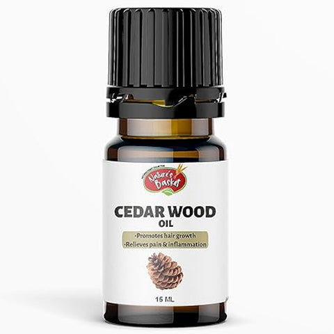 Nature's Basket Cedar Wood Essential Oil - 15 Ml