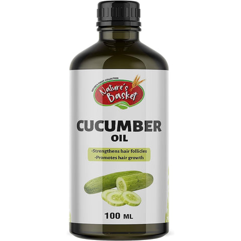 Nature's Basket Cucumber Seed Pure & Natural Carrier Oil (Cucumis sativus) (100 ml (3.40 Oz))