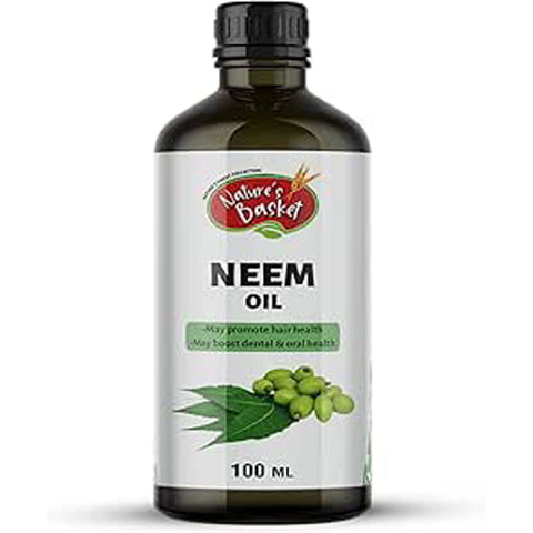 Nature's Basket Neem Oil 100ml - 100% Pure & Natural