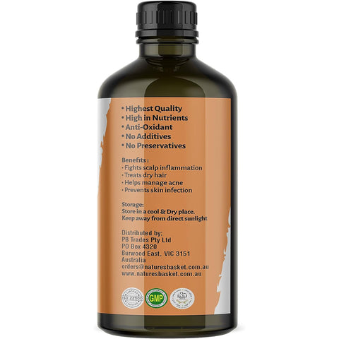 Nature’s Basket Cold Pressed Pumpkin Seed Oil – Nutrient-Rich, Antioxidant Powerhouse