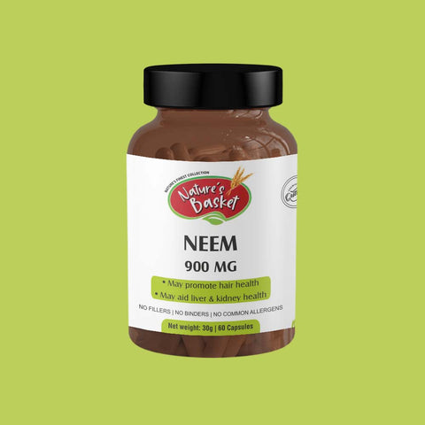 Nature's Basket Neem Capsules 900mg 60pcs