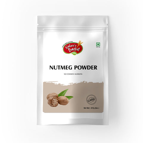 Natures Basket Nutmeg (Myristica fragrans) Powder – 227g