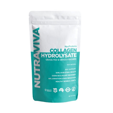 Nutraviva Collagen Hydrolysate Grass Fed 100g